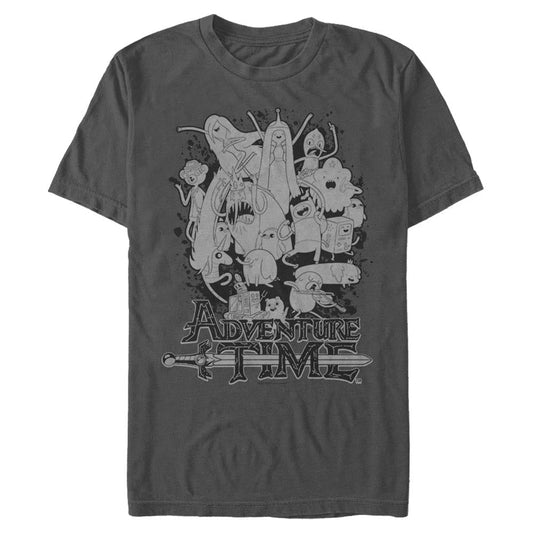 Adventure Time - Group Splat - T-Shirt